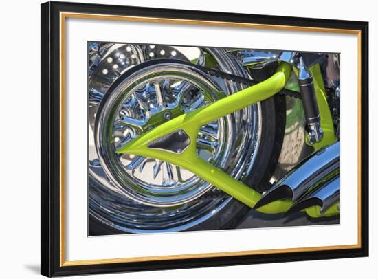 USA, Florida, Daytona Beach, customized bike, bike week.-Jim Engelbrecht-Framed Photographic Print