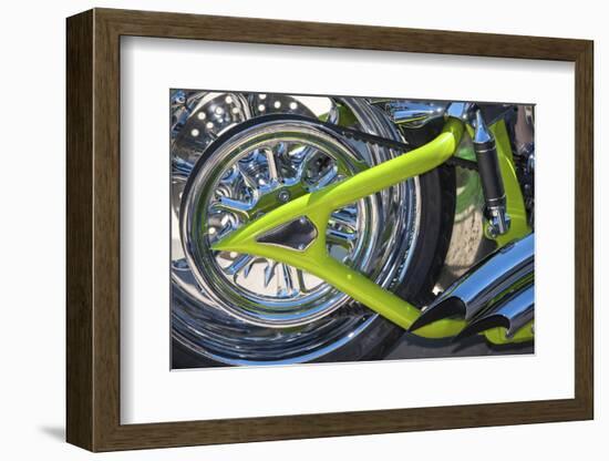 USA, Florida, Daytona Beach, customized bike, bike week.-Jim Engelbrecht-Framed Photographic Print