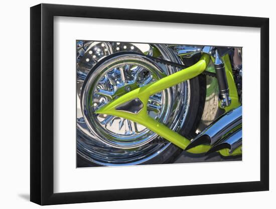 USA, Florida, Daytona Beach, customized bike, bike week.-Jim Engelbrecht-Framed Photographic Print