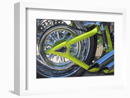 USA, Florida, Daytona Beach, customized bike, bike week.-Jim Engelbrecht-Framed Photographic Print