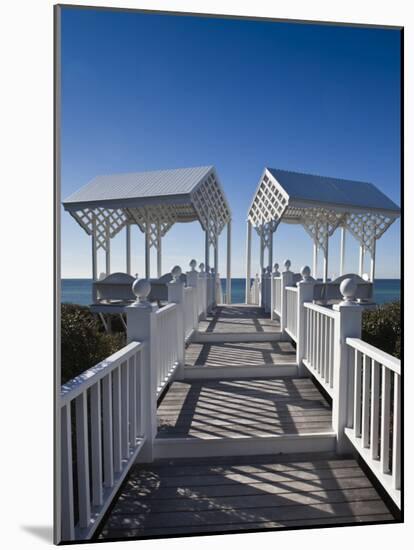 USA, Florida, Florida Panhandle, Seaside, Beach Pavillion-Walter Bibikow-Mounted Photographic Print