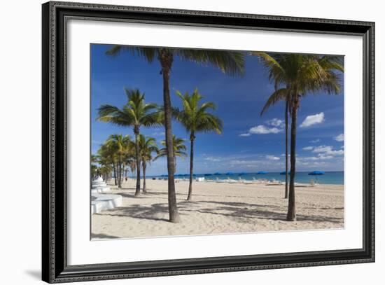 USA, Florida, Fort Lauderdale, Fort Lauderdale Beach-Walter Bibikow-Framed Photographic Print