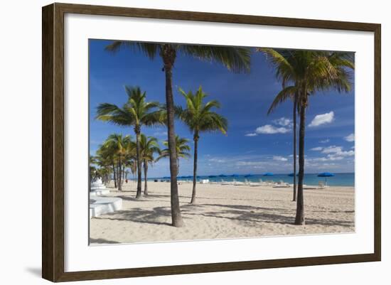 USA, Florida, Fort Lauderdale, Fort Lauderdale Beach-Walter Bibikow-Framed Photographic Print