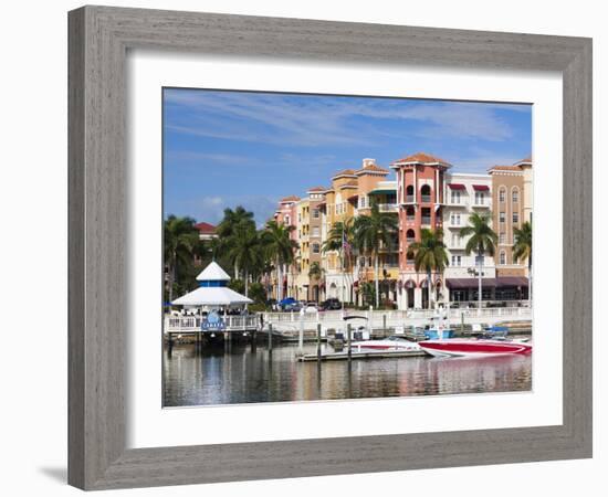 USA, Florida, Gulf Coast, Naples, Bayfront-Walter Bibikow-Framed Photographic Print