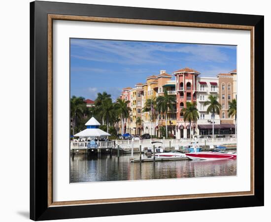 USA, Florida, Gulf Coast, Naples, Bayfront-Walter Bibikow-Framed Photographic Print