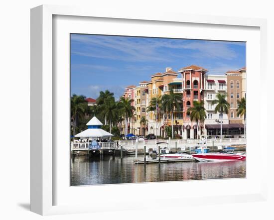 USA, Florida, Gulf Coast, Naples, Bayfront-Walter Bibikow-Framed Photographic Print