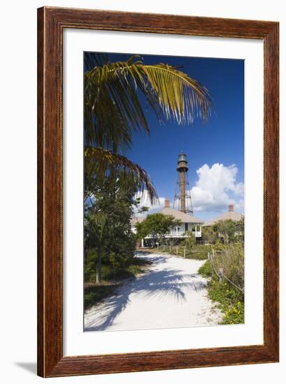 USA, Florida, Gulf Coast, Sanibel Island, Sanibel Lighthouse-Walter Bibikow-Framed Photographic Print