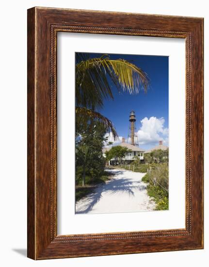 USA, Florida, Gulf Coast, Sanibel Island, Sanibel Lighthouse-Walter Bibikow-Framed Photographic Print