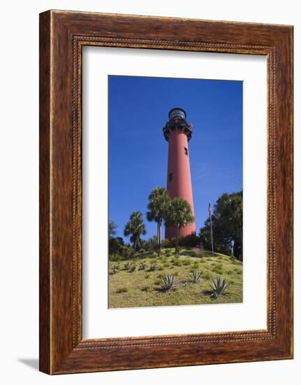 USA, Florida, Jupiter, Jupiter Inlet Lighthouse-Walter Bibikow-Framed Photographic Print
