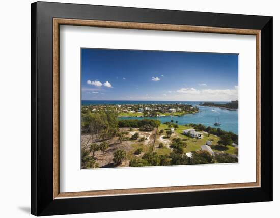 USA, Florida, Jupiter, View of the Jupiter Inlet-Walter Bibikow-Framed Photographic Print