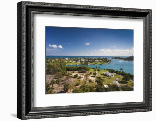 USA, Florida, Jupiter, View of the Jupiter Inlet-Walter Bibikow-Framed Photographic Print