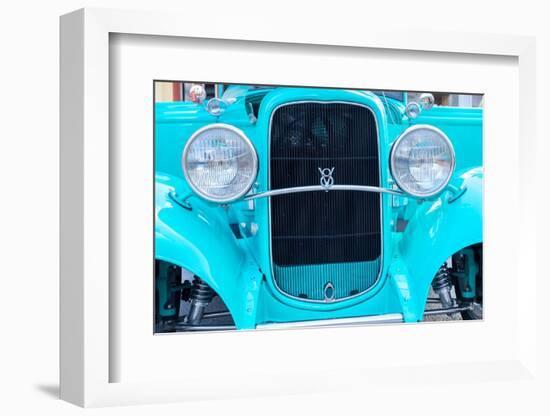 USA, Florida, New Smyrna Beach, classic car show, 1936 Ford-Lisa Engelbrecht-Framed Photographic Print