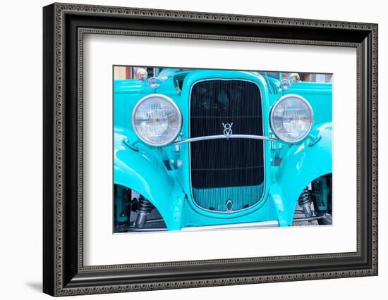 USA, Florida, New Smyrna Beach, classic car show, 1936 Ford-Lisa Engelbrecht-Framed Photographic Print