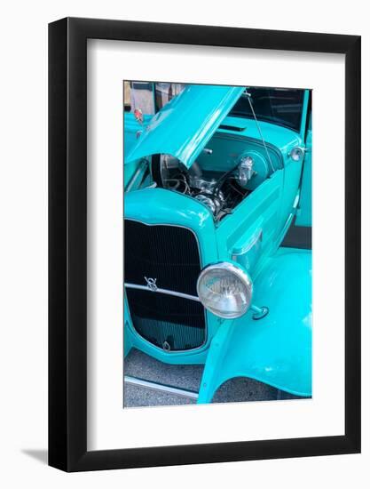 USA, Florida, New Smyrna Beach, classic car show, 1936 Ford-Jim Engelbrecht-Framed Photographic Print