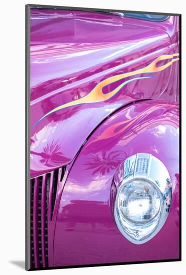 USA, Florida, New Smyrna Beach, classic car show detail-Lisa Engelbrecht-Mounted Photographic Print