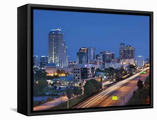 Usa, Florida, Orlando, Downtown Skyline and Interstate 4-John Coletti-Framed Premier Image Canvas