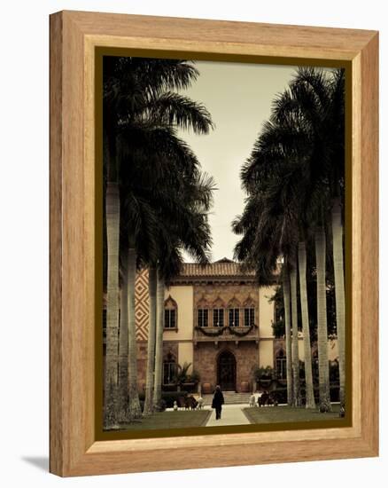 USA, Florida, Sarasota, Ringling Museum, Ca D'Zan, John Ringing Mansion-Walter Bibikow-Framed Premier Image Canvas