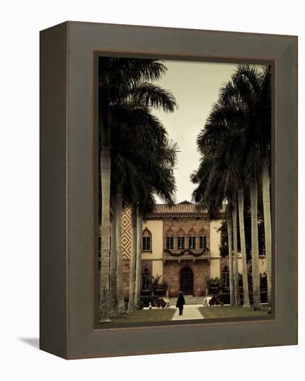 USA, Florida, Sarasota, Ringling Museum, Ca D'Zan, John Ringing Mansion-Walter Bibikow-Framed Premier Image Canvas