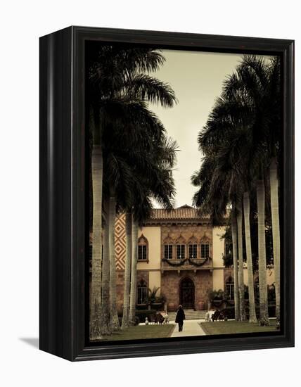 USA, Florida, Sarasota, Ringling Museum, Ca D'Zan, John Ringing Mansion-Walter Bibikow-Framed Premier Image Canvas