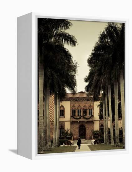 USA, Florida, Sarasota, Ringling Museum, Ca D'Zan, John Ringing Mansion-Walter Bibikow-Framed Premier Image Canvas