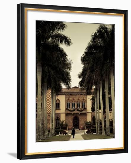 USA, Florida, Sarasota, Ringling Museum, Ca D'Zan, John Ringing Mansion-Walter Bibikow-Framed Photographic Print