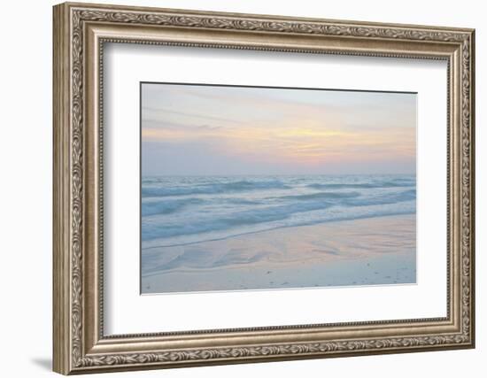 USA, Florida, Sarasota. Siesta Key, Sunset Reflections-Bernard Friel-Framed Photographic Print