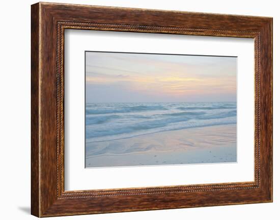 USA, Florida, Sarasota. Siesta Key, Sunset Reflections-Bernard Friel-Framed Photographic Print