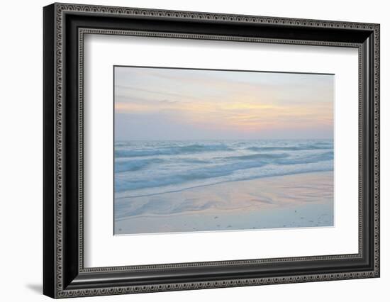 USA, Florida, Sarasota. Siesta Key, Sunset Reflections-Bernard Friel-Framed Photographic Print