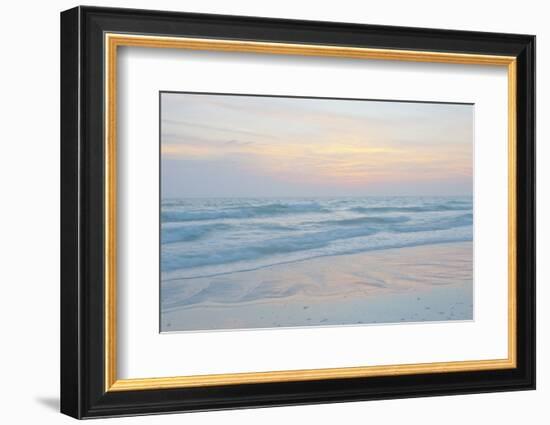 USA, Florida, Sarasota. Siesta Key, Sunset Reflections-Bernard Friel-Framed Photographic Print