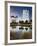 USA, Florida, Sarasota, Skyline and One Sarasota Tower Building-Walter Bibikow-Framed Photographic Print