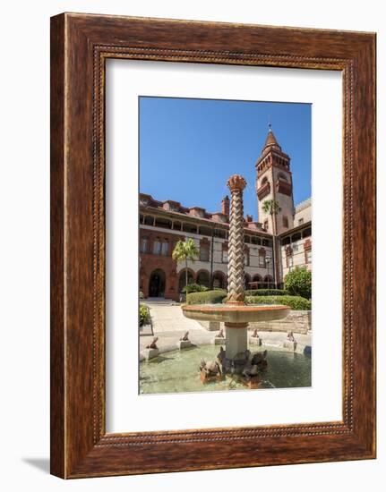 USA, Florida, St. Augustine, Hotel Ponce de Leon, Flagler College.-Lisa S. Engelbrecht-Framed Photographic Print