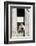 USA, Georgia. Engaging dog peeks through fence wistfully-Trish Drury-Framed Photographic Print