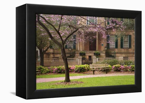 USA, Georgia, Savannah, Historic Owens Thomas House in the Spring-Joanne Wells-Framed Premier Image Canvas