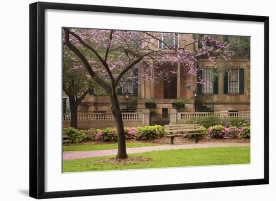 USA, Georgia, Savannah, Historic Owens Thomas House in the Spring-Joanne Wells-Framed Photographic Print