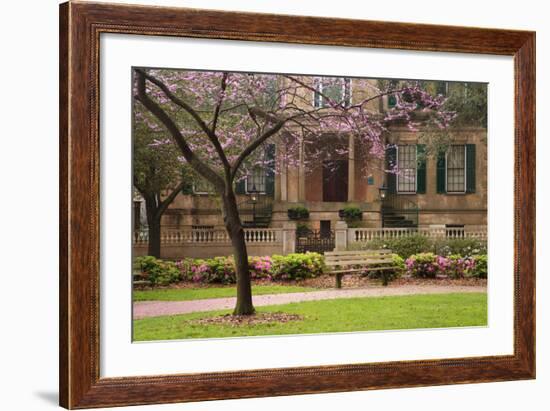 USA, Georgia, Savannah, Historic Owens Thomas House in the Spring-Joanne Wells-Framed Photographic Print