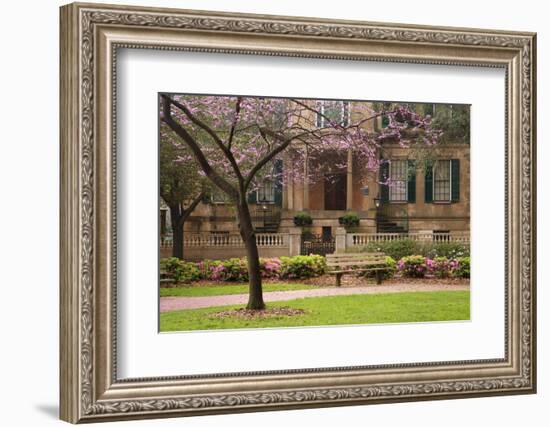 USA, Georgia, Savannah, Historic Owens Thomas House in the Spring-Joanne Wells-Framed Photographic Print