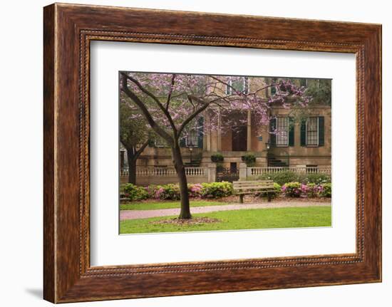 USA, Georgia, Savannah, Historic Owens Thomas House in the Spring-Joanne Wells-Framed Photographic Print