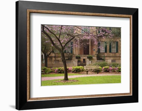 USA, Georgia, Savannah, Historic Owens Thomas House in the Spring-Joanne Wells-Framed Photographic Print