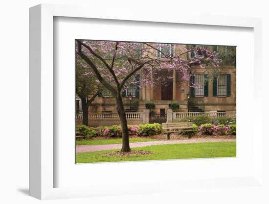 USA, Georgia, Savannah, Historic Owens Thomas House in the Spring-Joanne Wells-Framed Photographic Print