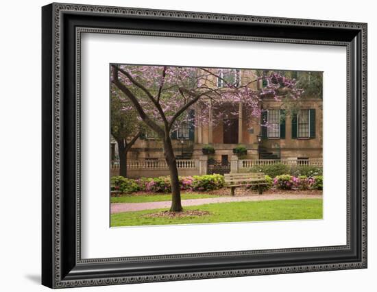 USA, Georgia, Savannah, Historic Owens Thomas House in the Spring-Joanne Wells-Framed Photographic Print