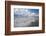 USA, Georgia, Tybee Island. Clouds and waves in morning light at the beach.-Joanne Wells-Framed Photographic Print