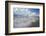 USA, Georgia, Tybee Island. Clouds and waves in morning light at the beach.-Joanne Wells-Framed Photographic Print