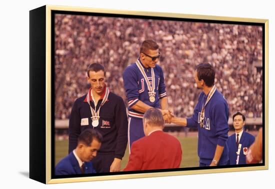 Usa Gold Medalist During the 1964 Tokyo Summer Olympic Games-John Dominis-Framed Premier Image Canvas