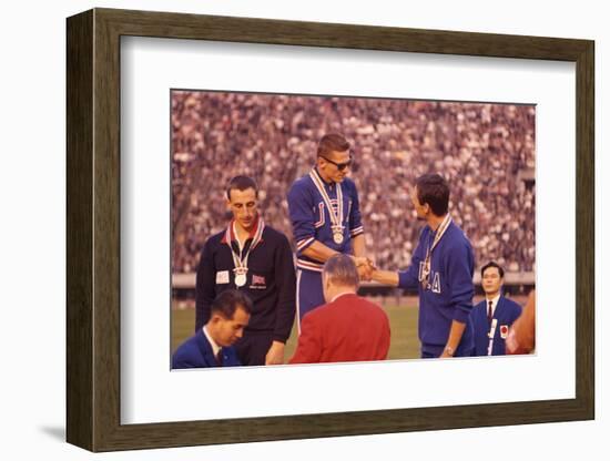 Usa Gold Medalist During the 1964 Tokyo Summer Olympic Games-John Dominis-Framed Photographic Print