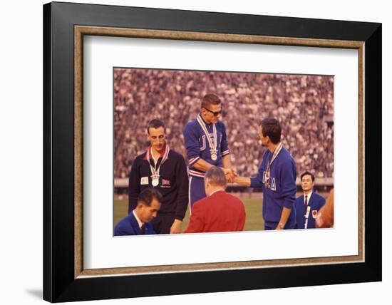 Usa Gold Medalist During the 1964 Tokyo Summer Olympic Games-John Dominis-Framed Photographic Print