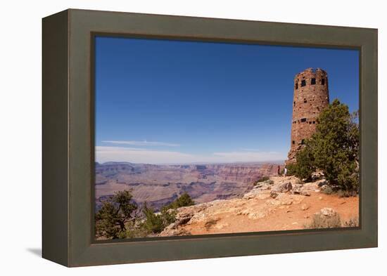 USA, Grand Canyon National Park, Desert View Watchtower-Catharina Lux-Framed Premier Image Canvas