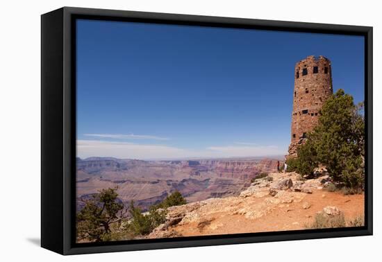 USA, Grand Canyon National Park, Desert View Watchtower-Catharina Lux-Framed Premier Image Canvas