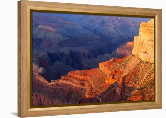USA, Grand Canyon National Park, Sunset-Catharina Lux-Framed Premier Image Canvas