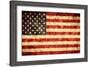 USA Grunge Flag. Vintage, Retro Style. High Resolution, Hd Quality. Item from My Grunge Flags Colle-Michal Bednarek-Framed Photographic Print