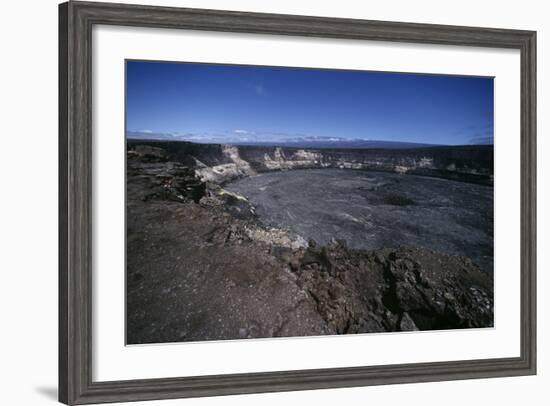 USA, Hawaii, Hawaii Volcanoes National Park, Kilauea Volcano, Halemaumau Crater-null-Framed Giclee Print